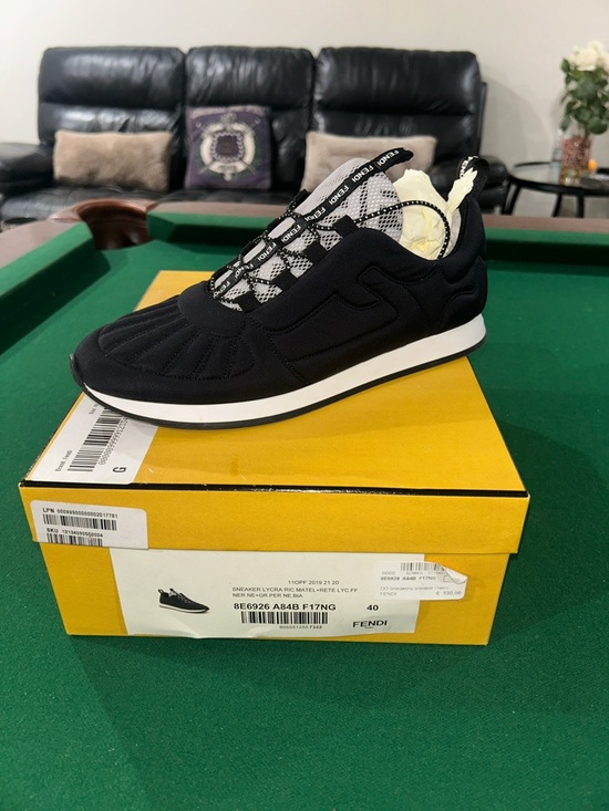 Fendi Shoes - Fendi Lycra Ric Mattel FF Sneakers